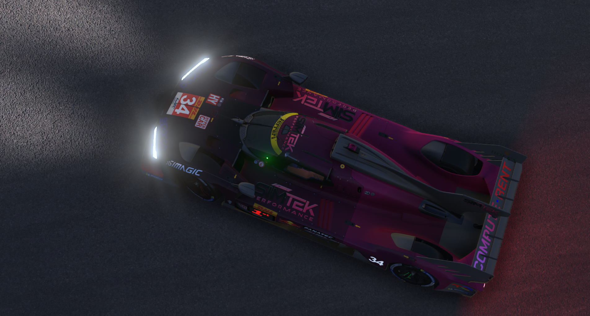 SIMTEK Performance - Vue de dessus